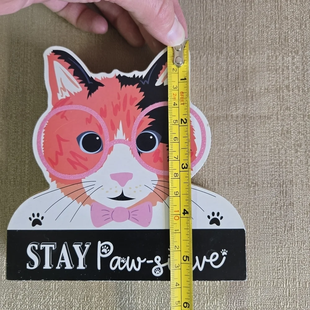 Charming & Motivational Cat Decor 2-pc Set